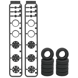 1/32 ホイールシリーズ No．7 10t用スチールホイール 22．5インチ