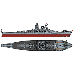 1/700 艦NEXTシリーズ No．1 EX-3 日本海軍戦艦 大和（黒甲板）