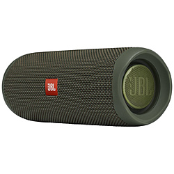 JBL(ジェービーエル) ブルートゥース スピーカー  グリーン JBLFLIP5GREN ［Bluetooth対応 /Wi-Fi非対応］
