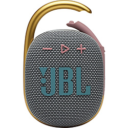 JBL(ジェービーエル) ブルートゥース スピーカー  グレー JBLCLIP4GRY ［防水 /Bluetooth対応 /Wi-Fi非対応］