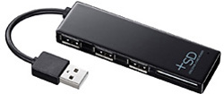 USB-HCS307BK (SDJ[h[_[tUSB2.0nu/ubN)