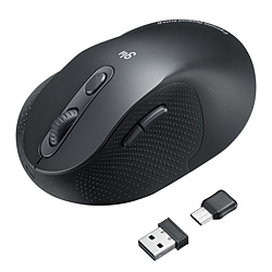 マウス エルゴノミクス(Chrome/Android/iPadOS/iOS/Mac/Windows11対応)  MA-ERGBT24 ［BlueLED /無線(ワイヤレス) /5ボタン /Bluetooth］