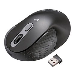 SANWA SUPPLY(掠ץ饤) ޥ ⤵45mm(Chrome/Mac/Windows11б) MA-EWBS528MBK BlueLED /̵(磻쥹) /5ܥ /USB