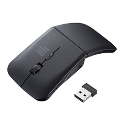 SANWA SUPPLY(サンワサプライ) マウス (Chrome/Mac/Windows11対応) MA-WIS3117BK ［IR LED /無線(ワイヤレス) /3ボタン /USB］