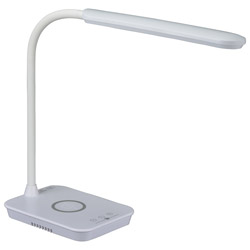 LEDデスクライト ワイヤレス充電機能付 ODS-LDQ338K-W ホワイト