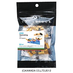 nanoblock×大図まこと 水泳（シンクロナイズドスイミング＆平泳ぎ）