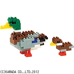 ナノブロック マガモ