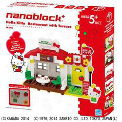 PK-005 nanoblock+ ハローキティ テラスのあるレストラン