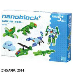PBS-002 nanoblock+ BASIC SET -COOL-