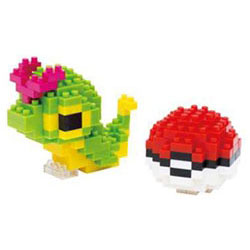 ナノブロック NBPM-010 ポケットモンスター キャタピー＆モンスターボール