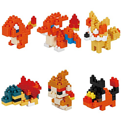 ナノブロック ミニナノ NBMC-11S ポケットモンスター ほのおタイプ