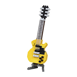 纳米乐高积木NBC-347电子吉他(黄色)