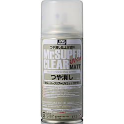 Mr.スーパークリアー UVカット スプレー(つや消し)