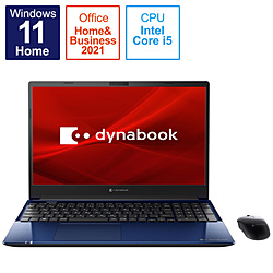 dynabook(ダイナブック) ノートパソコン dynabook（ダイナブック） C6 スタイリッシュブルー P2C6UBEL [15.6型 /Windows11 Home /intel Core i5 /Office HomeandBusiness /メモリ：8GB /SSD：256GB /2021年11月モデル]
