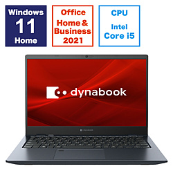ノートパソコン dynabook GS5 オニキスブルー P1S5WPBL ［13.3型 /Windows11 Home /intel Core i5 /メモリ：8GB /SSD：256GB /Office HomeandBusiness /日本語版キーボード /2023年秋冬モデル］