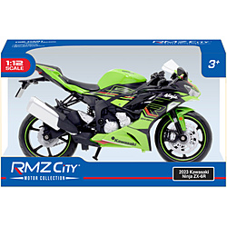 塗装済み完成品 1/12 ダイキャストモーターサイクル 2023 Kawasaki Ninja ZX-6R グリーン