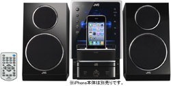 ミニコンポ(iPod・CD・USB) （ブラック）　UX-LP55-B