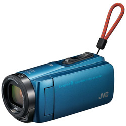 SD対応 64GBメモリー内蔵 防水・防塵・耐衝撃フルハイビジョンビデオカメラ（アクアブルー）　GZ-RX670-A EverioR（エブリオR） アクアブルー GZ-RX670 ［フルハイビジョン対応 /防水+防塵+耐衝撃］