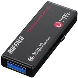 USB3.0メモリ　ウイルスチェックモデル （4GB・ブラック）　RUF3-HS4GTV5