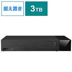 HDV-SAM3.0U3-BKA　外付けハードディスク TV・レコーダー向け [USB3.1(Gen1)・3.0/ブラック/3.0TB] 使用量メーター付き