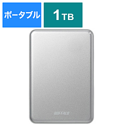 HD-PUS1.0U3-SVD 外付けHDD HD-PUSU3-Dシリーズ シルバー [ポータブル型 /1TB] 【sof001】