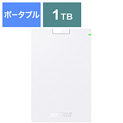 HD-PGAC1U3-WA 外付けHDD  ホワイト ［ポータブル型 /1TB］