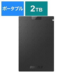 SSD-PGVB2.0U3-B 外付けSSD USB-A接続 SIAA抗菌(Chrome/Mac/Windows11対応) ブラック ［2TB /ポータブル型］