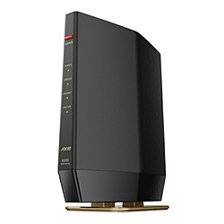 Wi-Fiルーター 4803+1146Mbps AirStation(ネット脅威ブロッカー2対応・プレミアムモデル) マットブラック WSR-6000AX8P-MB ［Wi-Fi 6(ax) /IPv6対応］