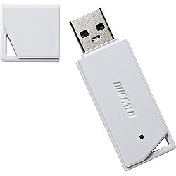 USB2.0メモリ リバーシブルUSBコネクタ （32GB・ホワイト） RUF2-K32GR-WH 【ドラゴンクエスト�]動作確認済み】