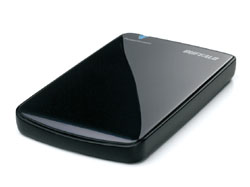 ポータブルSSD ［USB3.0・256GB］ 耐衝撃機能・バッファローツールズ対応/クリスタルブラック　SSD-PE256U3-BK