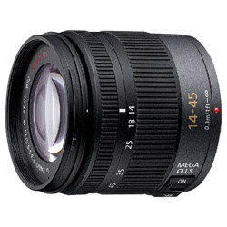 カメラレンズ LUMIX G VARIO 14-45mm/F3.5-5.6 ASPH./MEGA O.I.S. LUMIX（ルミックス） ブラック H-FS014045 ［マイクロフォーサーズ /ズームレンズ］