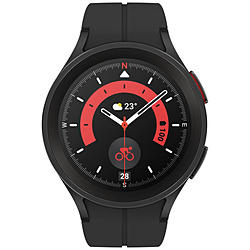 SM-R920NZKAXJP スマートウォッチ Galaxy Watch5 Pro 45mm（Titanium）  ブラック