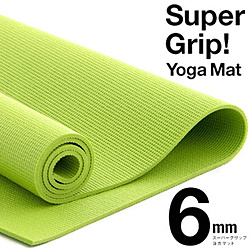 LAVIE瑜伽垫子超级市场握柄瑜伽垫子6mm(橄榄/168cm*61cm*6mm)3B-3168[附带披肩皮带]