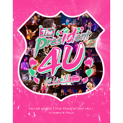 〔中古品〕4U/ 4U Live Blu-ray「4U 1st Live!!!「The Pres“id”ent 4U」in Osaka ＆ Tokyo」 初回限定盤 【ブルーレイ】