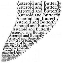 ̂Ƃ/ Asteroid and Butterfly Y