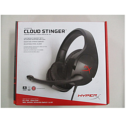HX-HSCS-BK/AS-BIC ゲーミングヘッドセット＋タオル Cloud Stinger set  ［φ3.5mmミニプラグ /両耳 /ヘッドバンドタイプ］