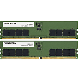増設メモリ デスクトップPC用 DDR5-4800 UDIMM  PD5-4800-16GX2 ［DIMM DDR5 /16GB /2枚］