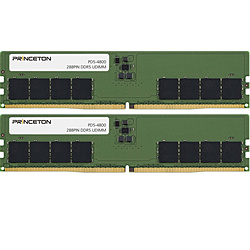 増設メモリ デスクトップPC用 DDR5-4800 UDIMM  PD5-4800-32GX2 ［DIMM DDR5 /32GB /2枚］