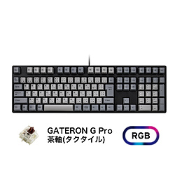 IKBC キーボード CD108 RGB(茶軸) ブラック IK-CD108-G/BR-RGB-BK ［有線 /USB］