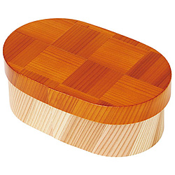 てまひま工房 modern弁当箱網代 アプリコット てまひま工房 modern弁当箱網代 アプリコット