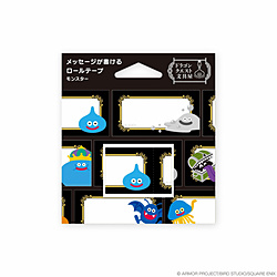 ドラゴンクエスト文具屋 メッセージが書けるロールテープ モンスター