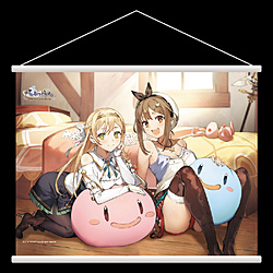 ライザのアトリエ B2ダブルスエードタペストリー くつろぎ -ライザ＆クラウディア-