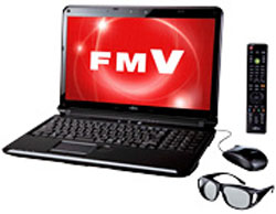 FMV LIFEBOOK AH58/CM [デジタル3波・3D液晶・Office付き] FMVA58CM (2011年春モデル・シャイニーブラック)    ［Windows 7 Home Premium /インテル Core i5 /Office Home and Business 2010］