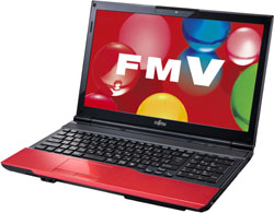 FMV LIFEBOOK AH42/Hシリーズ [Office付き] FMVA42HR (2012年モデル・ルビーレッド)    ［Windows 7 Home Premium /インテル Pentium /Office Home and Business 2010］
