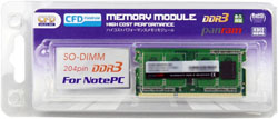 DDR3 - 1600 204pin SO-DIMM (4GB 1枚組) D3N1600PS-4G(ノートパソコン用) ［増設メモリー］