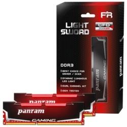 DDR3-2400 240pin DIMM （4GB 2枚組） CFD-Panramシリーズ W3U2400LSPS-4G　Light Sword（Red） （デスクトップ用）