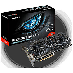 グラフィックボード　AMD Radeon R9 FURY 搭載   GV-R9FURYWF3OC-4GD