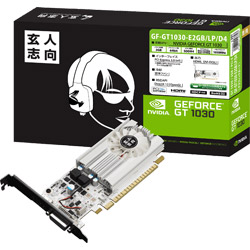 グラフィックボード NVIDIA GeForce GT 1030搭載 PCI-Express　GF-GT1030-E2GB/LP/D4C1［2GB/GeForce GTシリーズ］