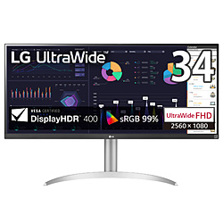 LG(GW[) 34WQ650-W USB-CΉ PCj^[ UltraWide  m34^ /UltraWide FHD(2560×1080j /Chn