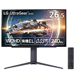 LG(GW[) 27GR95QE-B Q[~Oj^[ UltraGear L@EL  m26.5^ /WQHD(2560×1440j /Chn y864z